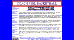 Desktop Screenshot of coachpeelbasketball.com